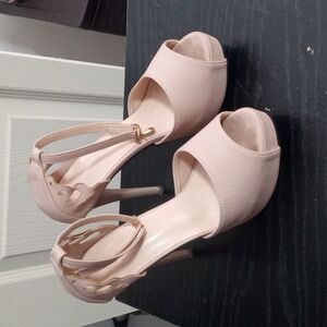 Sexy Stiletto Nude Heels